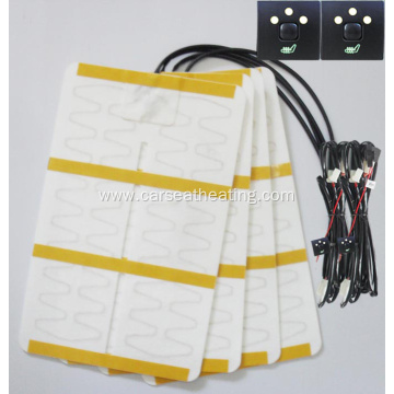 Car seat heated cover alloy wire